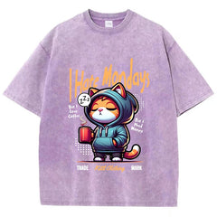 I Hate Mondays Print Womans Streetwear T-Shirt