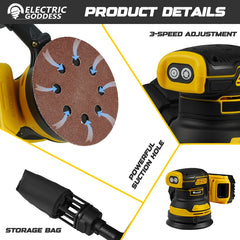 Electric Goddess Cordless Brushless Orbital Sander