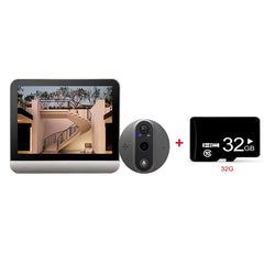 3MP Smart Peephole Doorbell 4.3″ Screen with PIR Motion Detection by Snagg A Doorbell Camera