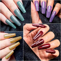 Professional Dipping Nail Powder System – 5g/10g High Pigment Nude, Pink & Glitter DIY Art Collection