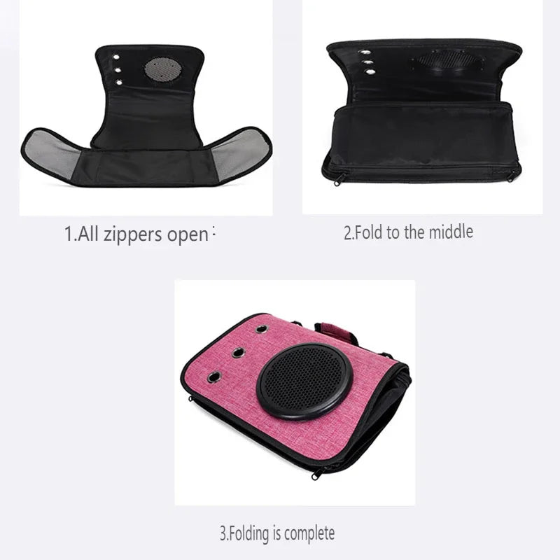 Portable Space Capsule Pet Travel Bag by Sangg A Pet Backpack