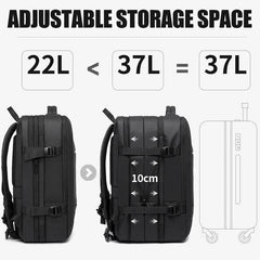 17.3" Expandable Waterproof Laptop Backpack by Snagg A Backpack