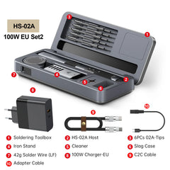 HS-02 Smart Soldering Iron by Snagg A Soldering Station
