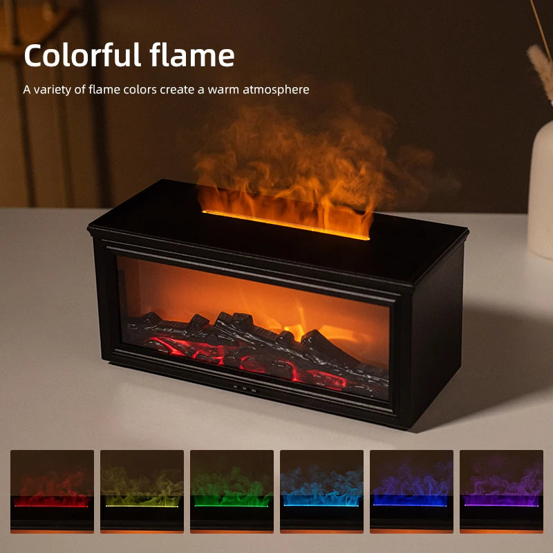7 Color Essential Oil Fireplace Diffuser by Snagg A Diffuser