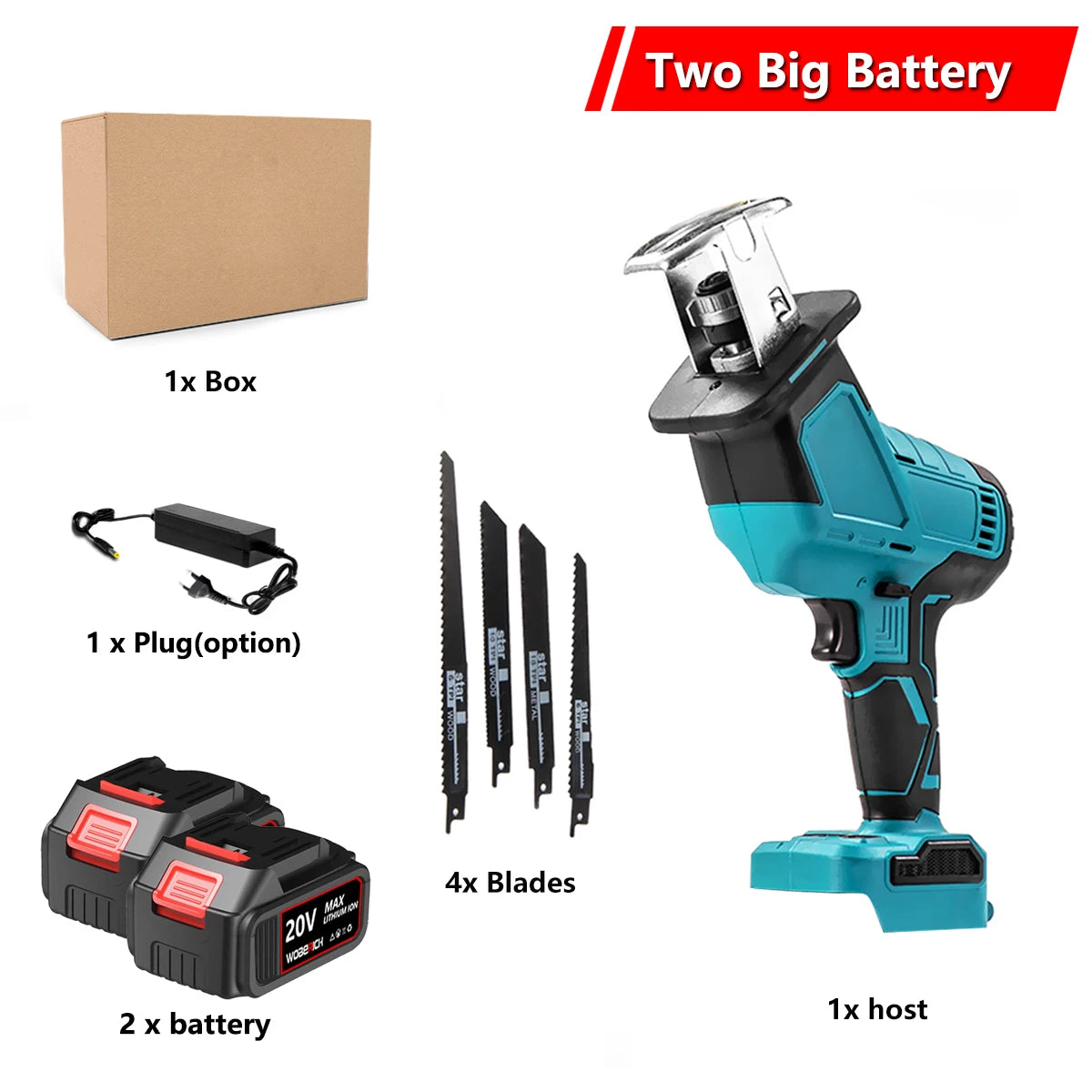 18V Cordless Reciprocating Saw