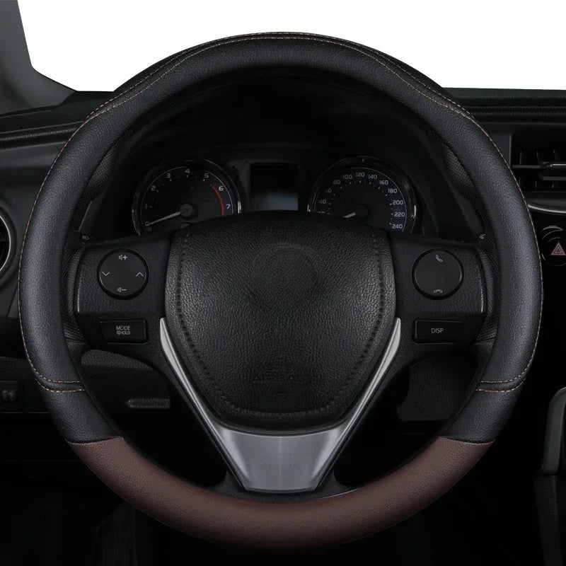 PU Leather Steering Wheel Cover by Snagg A Steering Wheel Cover