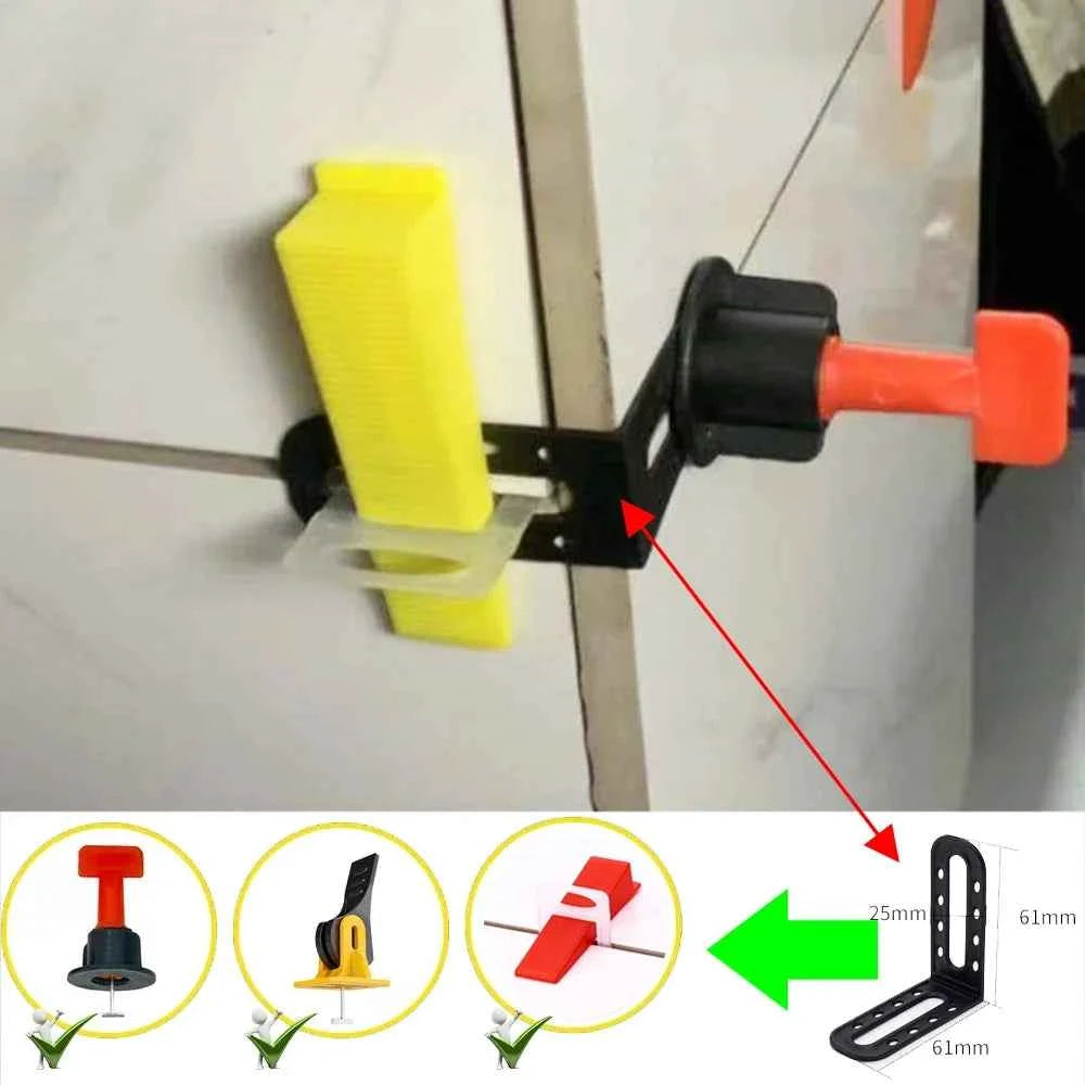 Tile Leveling System Kit 51–402pcs | Floor & Wall Tile Clips Spacers Leveler for Porcelain Ceramic