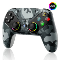 RH 5188 RGB Wireless Controller - Dual Vibration & Macro Function for PS5 & PC