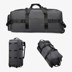 Large-Capacity Portable Roller Duffel Bag