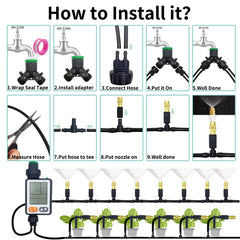 15M–30M Outdoor Misting & Irrigation System