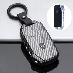 5 Bottons Carbon Fiber ABS Car Key Cover by Snagg A Key Cover