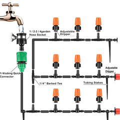 50M Automatic Drip Irrigation System Kit