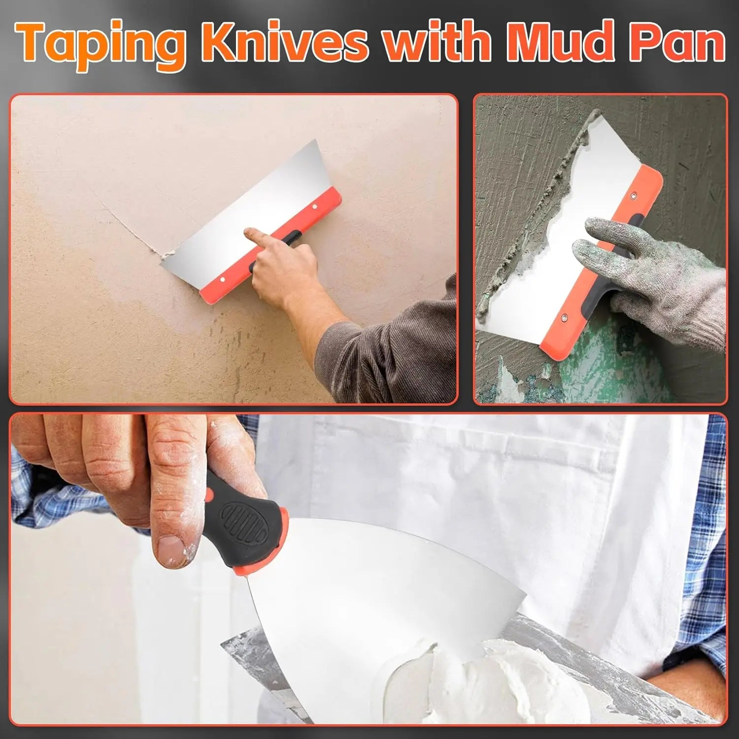 10-Piece Drywall Knife & Putty Tool Set