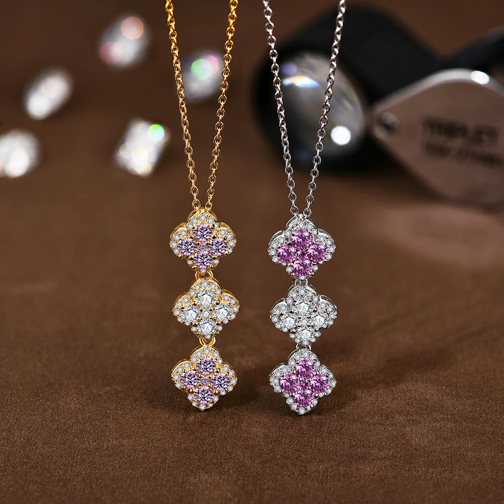 Full D Color Moissanite Pendant Necklace