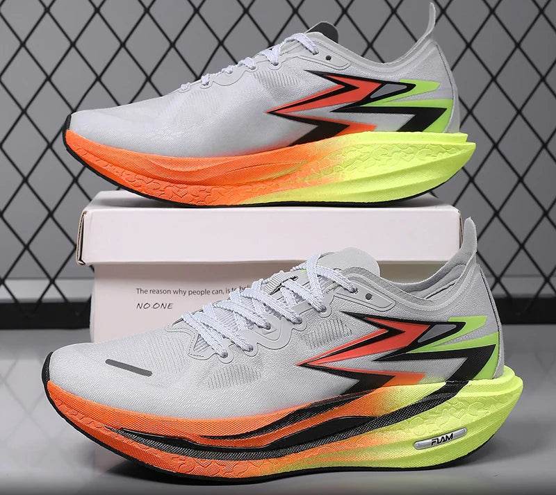 Carbon Board Marathon Running Shoes – Lightweight & Breathable Performance Sneakers - SnaggIt
