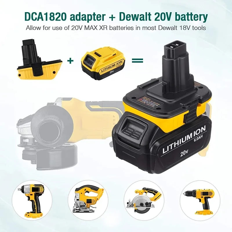 DCA1820 battery adapter for DeWalt 20V batteries to 18V tools – image 8