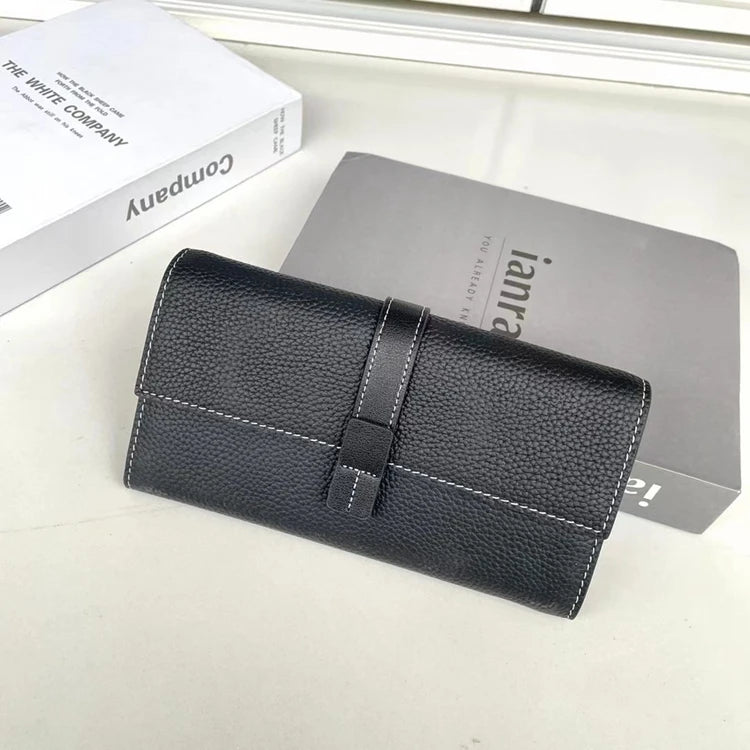Luxury Genuine Leather Long Wallet