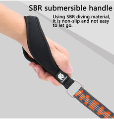 Heavy-Duty Reflective Dog Leash with Carabiner by Snagg A Leash