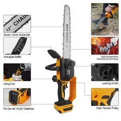 12" Cordless Chainsaw – Lightweight 600W