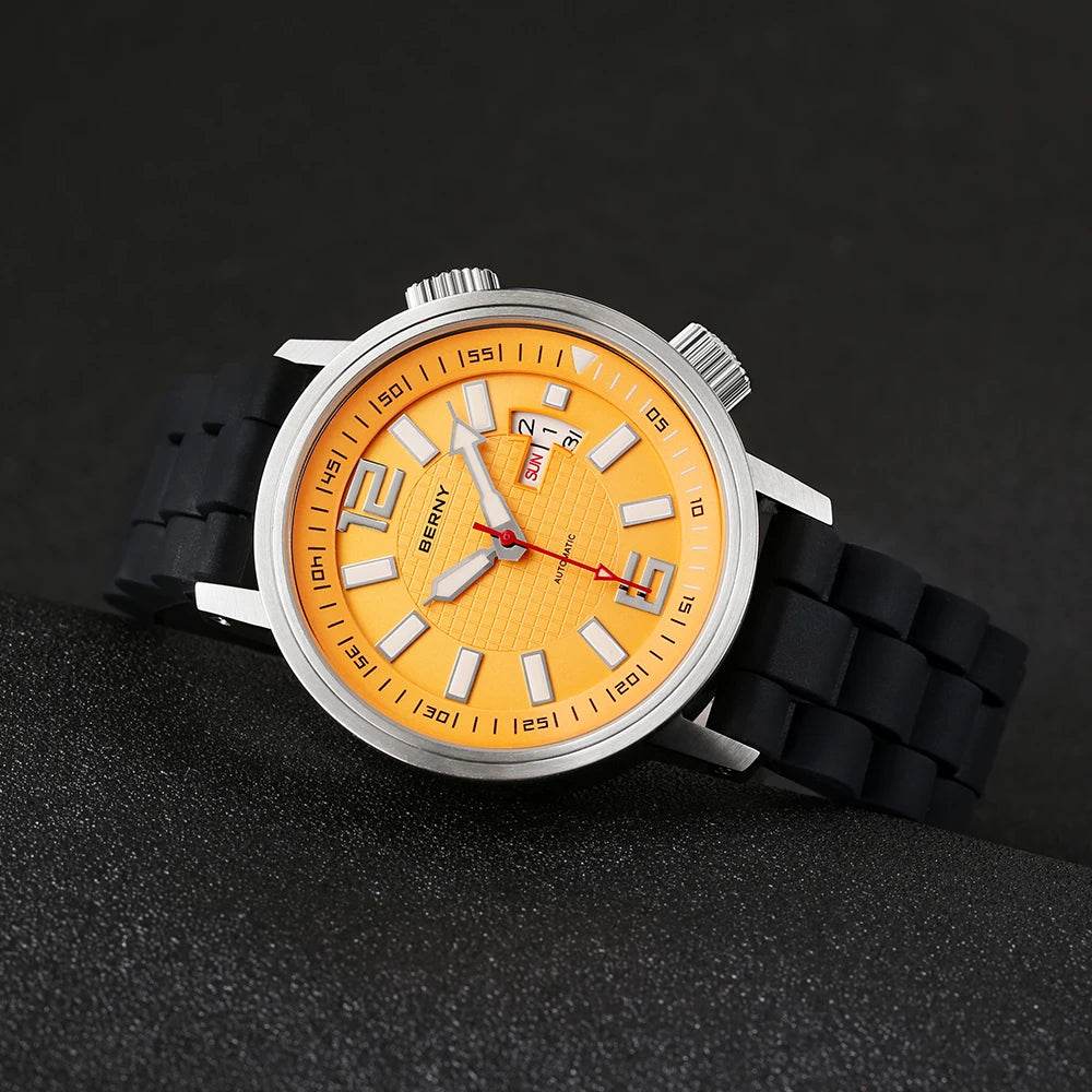 BERNY AM7081M Diver Automatic Watch - SnaggIt
