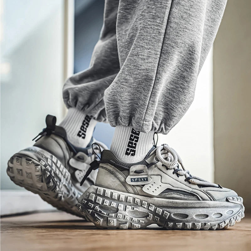 Men’s Summer Thick-Soled Sneakers by Snagg A Shoes