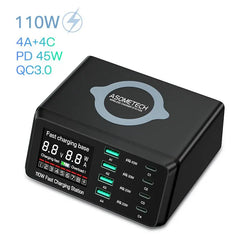 Multi-Port Fast Charging Station with PD & QC3.0 Quick Charge by Snagg A Charging Station