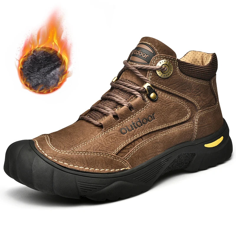 Men's leather hiking shoe – image 14