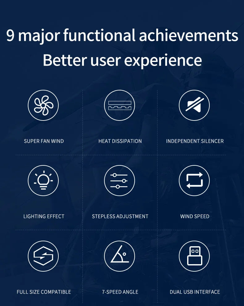 RGB Gaming Laptop Cooling Pad with LED Lighting & Wide Compatibility for 12″–17″ Laptops by Snagg A Cooling Pad