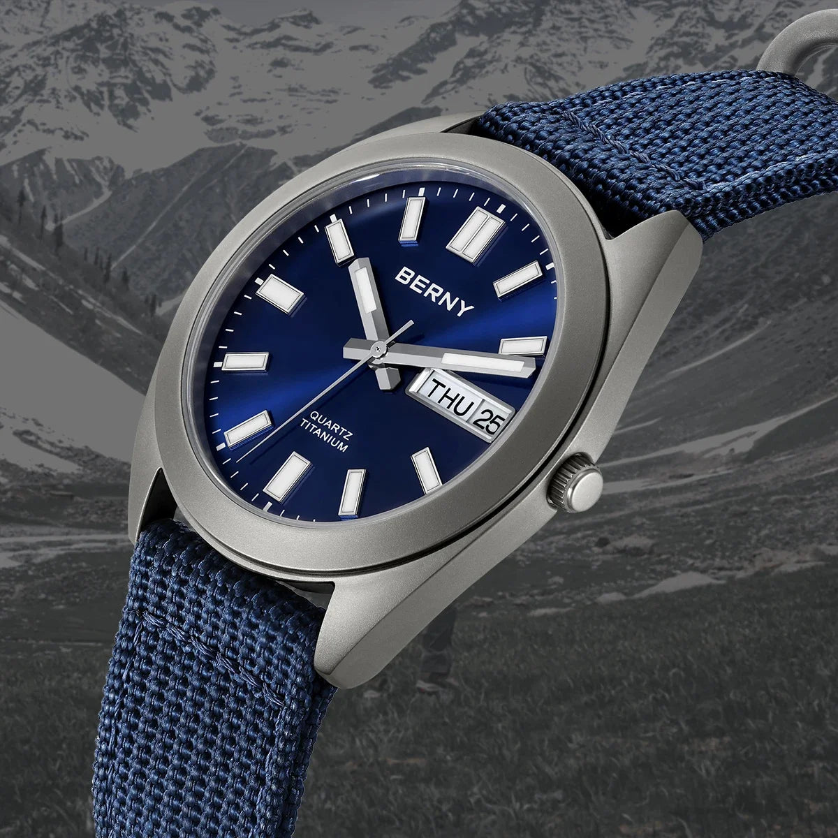 Titanium Sport Field Watch – Titanium Strap Edition