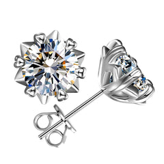 1CT Moissanite Stud Earrings