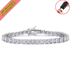 3.0mm D Color VVS1 Moissanite Tennis Bracelet - Bracelets