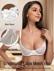 Women’s Sheer Lace Bralette by Snagg A Bra