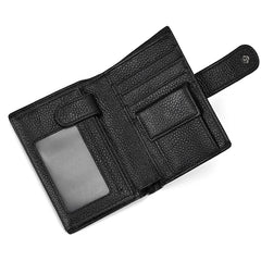 High-Quality Genuine Leather Short Wallet