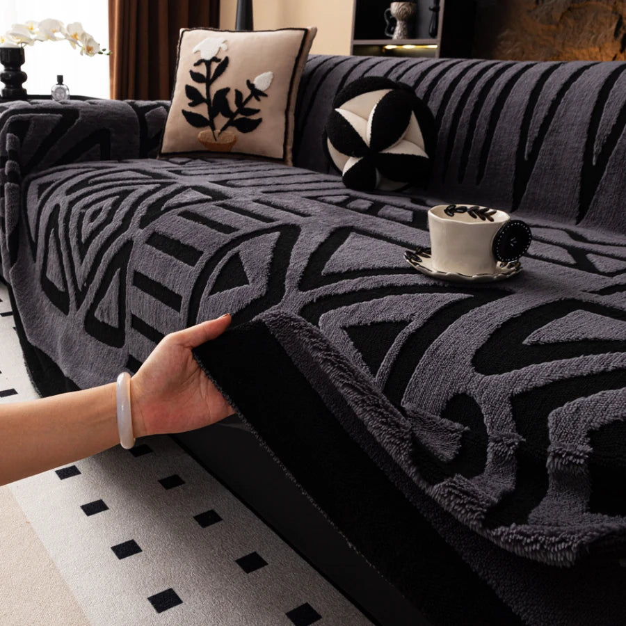Bohemian Sofa Protector – Vintage Comfort & Pet-Friendly Design by Snagg A Sofa Cover