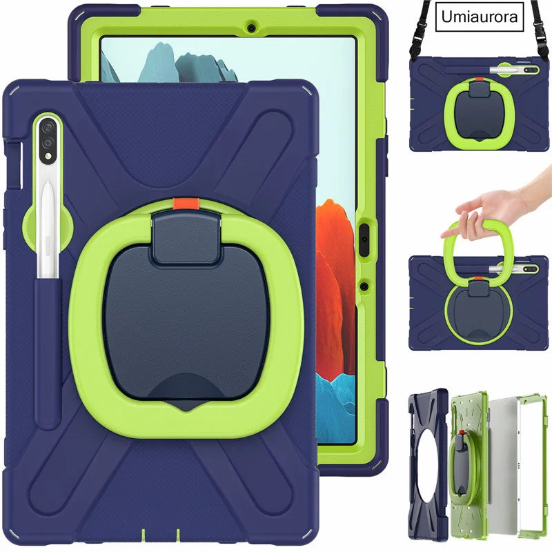 Heavy Duty Armor Kids Shockproof Case For Samsung Galaxy Tab S9 Series by Snagg A Tab Case