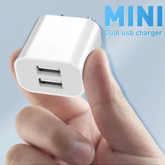 1/5Pcs 5V 2A Dual Port USB Charging Adapter by Snagg An Adapter