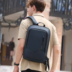 Slim Waterproof Business Backpack 15.6" with USB Charging Port