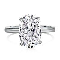 5ct Oval Moissanite Ring - SnaggIt