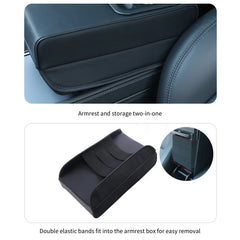 Armrest Box Cushion Pad with Dual Cup Holders by Snagg An Armrest