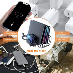 500W USB C Charger 10 Ports GaN Charging Station Stand by Snagg A Charging Station