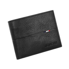 Slim PU Leather Short Wallet with Card, Photo & Coin Pockets