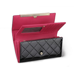 Leather RFID Long Wallet
