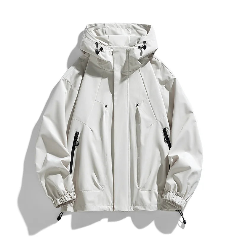 Oversized Men’s Hooded Windbreaker by Snagg A Jacket