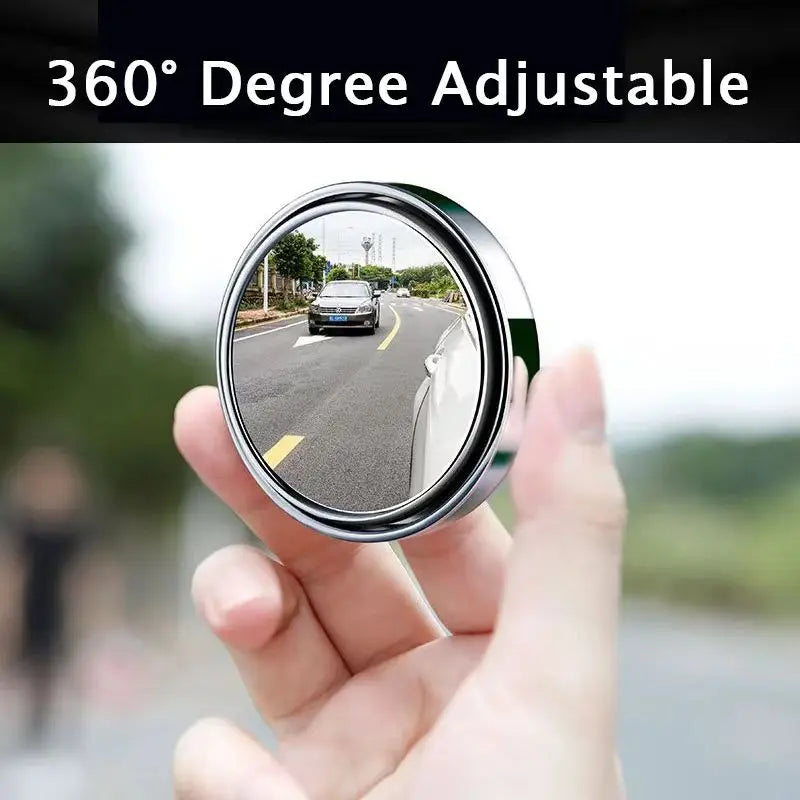 2pcs 360° Adjustable Blind Spot Mirrors by Snagg A Blind Spot Mirrors