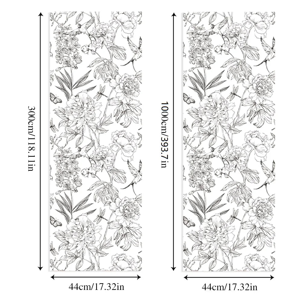 Floral Modern Waterproof Wallpaper by Snagg A Wallpaper