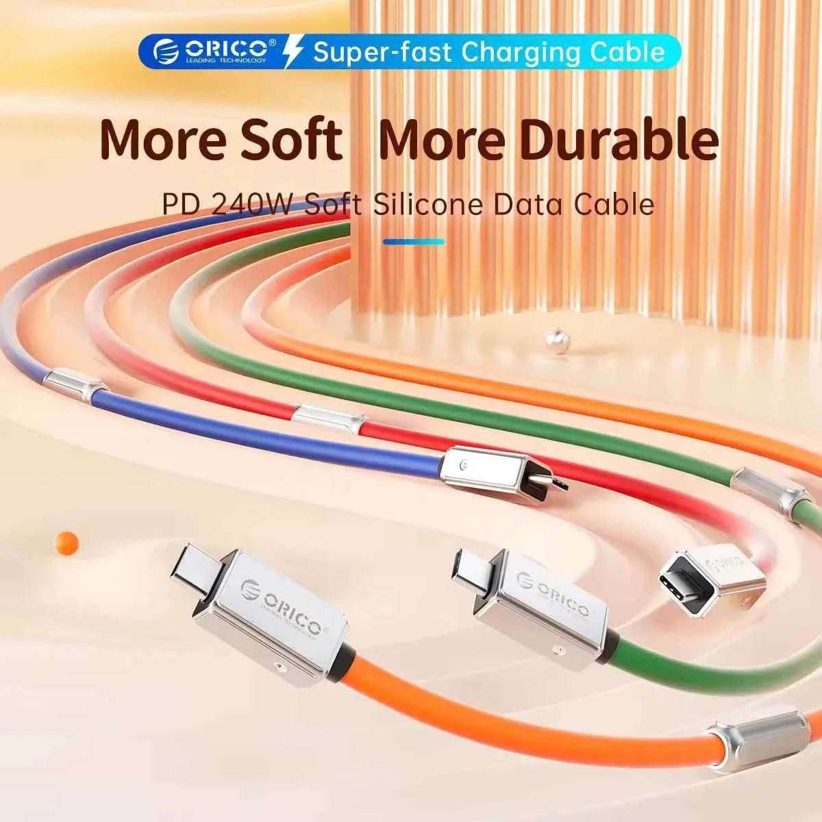 240W USB4 / Thunderbolt 4 Cable – 40Gbps, PD 3.1, 8K@60Hz Silicone