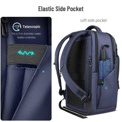 Waterproof Business Travel Backpack 17.3" with USB Port