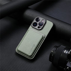 Carbon Fiber Style PU Leather MagSafe Case for iPhone 17 Air / Series (LM2) by Snagg A Phone Case