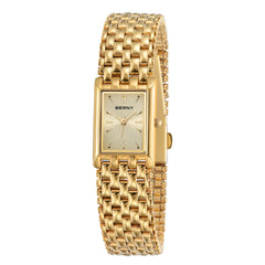 BERNY Women’s Rectangle Gold Quartz Watch