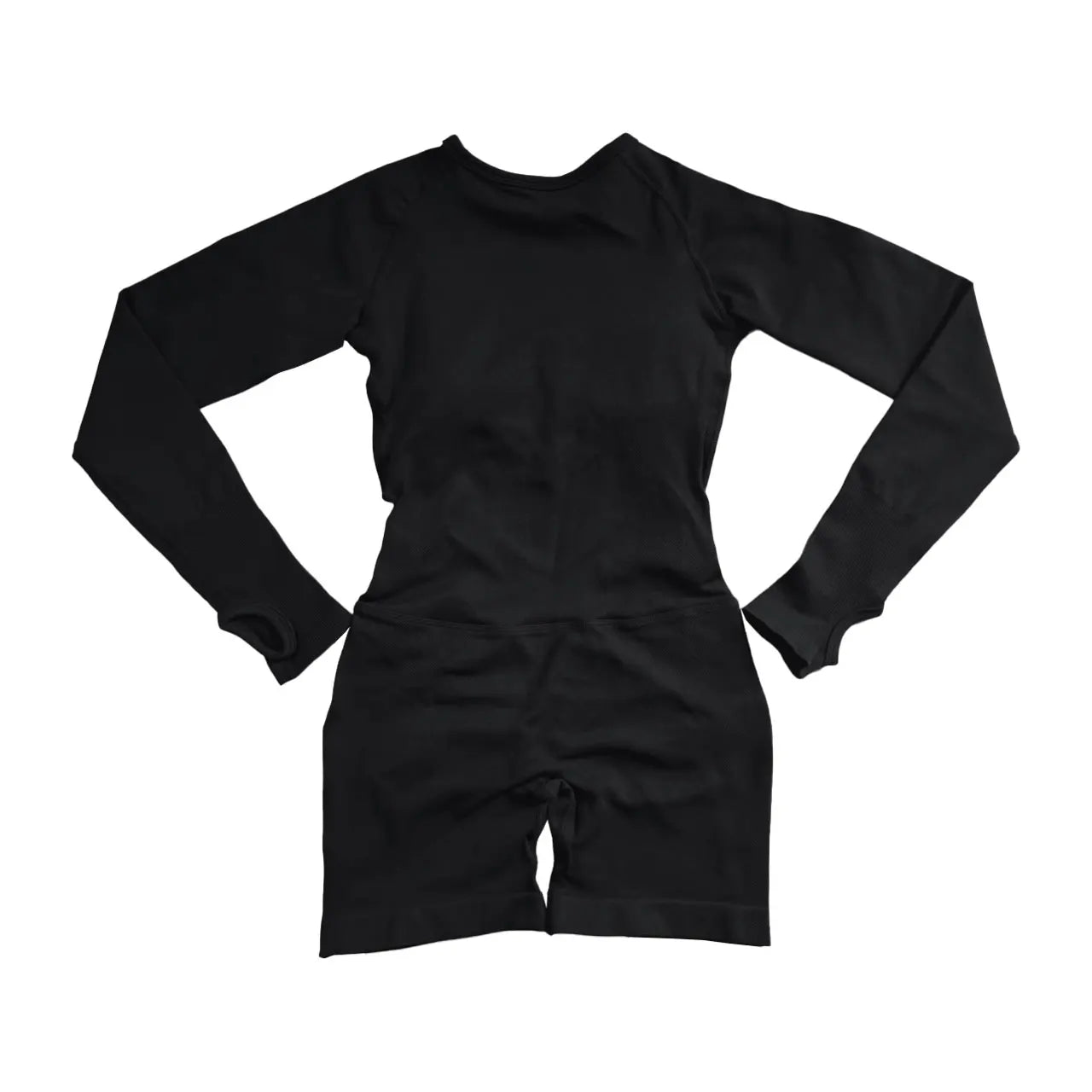 Women's Long Sleeve Backless Yoga Jumpsuit | Seamless One-Piece High-Impact Gym Fitness Playsuit